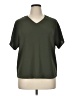 Entro 100% Polyester Green Short Sleeve Top Size XL - photo 1