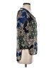 Alberto Makali 100% Polyester Blue 3/4 Sleeve Blouse Size S - photo 4