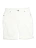 Hue Solid Ivory Shorts Size L - photo 1