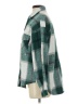 Talula 100% Polyester Plaid Green Long Sleeve Button-Down Shirt Size S - photo 5