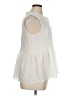 Rose + Olive 100% Polyester Ivory Sleeveless Blouse Size XL - photo 4