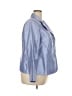 Le Suit 100% Polyester Blue Blazer Size 18 - photo 4