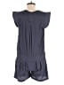 Very J 100% Polyester Solid Blue Gray Romper Size M - photo 2