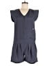 Very J 100% Polyester Solid Blue Gray Romper Size M - photo 1