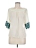 Arden B. 100% Polyester Ivory 3/4 Sleeve Blouse Size M - photo 1