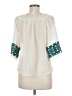 Arden B. 100% Polyester Ivory 3/4 Sleeve Blouse Size M - photo 2
