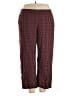 Old Navy 100% Rayon Hearts Burgundy Casual Pants Size XXL - photo 1