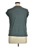 DR2 Gray Short Sleeve Blouse Size XL - photo 2