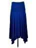 Express Solid Blue Casual Skirt Size S - photo 1