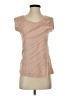 Lauren Conrad 100% Polyester Tan Short Sleeve Top Size XS - photo 1