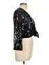 Travelers by Chico's 100% Polyester Black Kimono Size L - photo 4