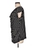 Calvin Klein Polka Dots Black Short Sleeve Blouse Size M - photo 5