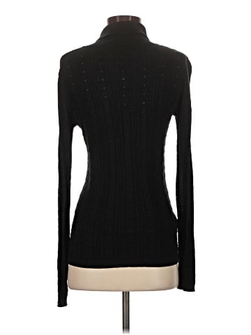 BCBGMAXAZRIA Silk Pullover Sweater (view 2)