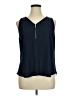 Candie's 100% Polyester Blue Sleeveless Blouse Size XL - photo 1