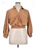 Edgely Tan Long Sleeve Blouse Size 1X - photo 1