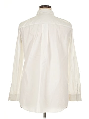 Lafayette 148 New York Long Sleeve Button-Down Shirt (view 2)
