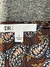 DR2 100% Polyester Brown Short Sleeve Blouse Size L - photo 7