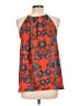 Collective Concepts Orange Sleeveless Blouse Size L - photo 2