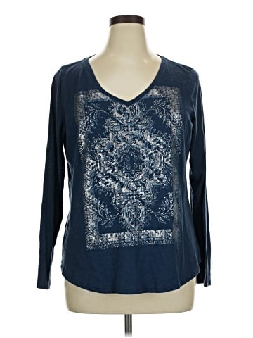 Sonoma Goods for Life 3/4 Sleeve T-Shirt (view 1)
