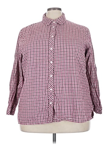Appleseeds 3/4 Sleeve Button-Down Shirt (view 1)