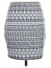 Forever New Graphic Gray Casual Skirt Size S - photo 2