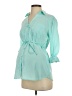 Motherhood Teal 3/4 Sleeve Blouse Size S - photo 1