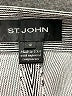 St. John Chevron-herringbone Gray Dress Pants Size 12 - photo 7