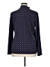 Appleseeds Polka Dots Blue Long Sleeve Blouse Size XL - photo 2
