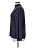 Appleseeds Polka Dots Blue Long Sleeve Blouse Size XL - photo 5