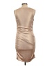 Derek Heart Solid Tan Cocktail Dress Size L - photo 2