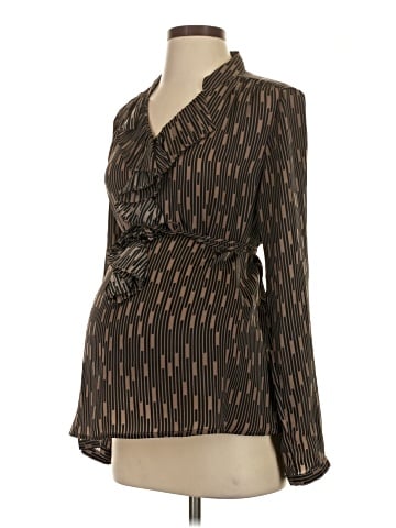 Liz Lange Maternity for Target Long Sleeve Blouse (view 1)