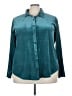 Cato Teal Long Sleeve Blouse Size 22 - photo 1