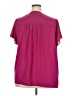 Monday Fun 100% Polyester Pink Short Sleeve Blouse Size 2X - photo 2