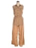 Bebop Solid Tan Jumpsuit Size XL - photo 1