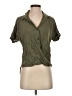 BCBGeneration 100% Rayon Green Short Sleeve Blouse Size XS - photo 1