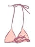 One One Chevron-herringbone Pink Swimsuit Top Size M - photo 2