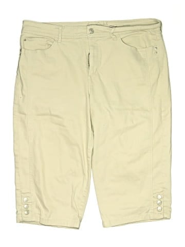 Gloria Vanderbilt Khaki Shorts (view 1)