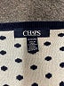 Chaps 100% Cotton Polka Dots Blue Pullover Sweater Size 1X - photo 7