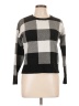 DKNY Checkered-gingham Black Pullover Sweater Size L (estimated) - photo 1