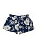 C. Wonder 100% Rayon Floral Blue Shorts Size L - photo 2