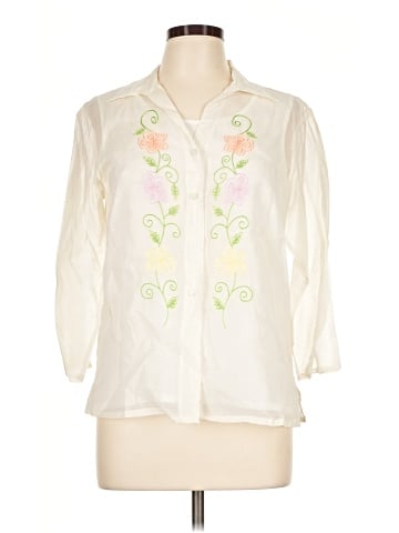 Sag Harbor 3/4 Sleeve Blouse (view 1)