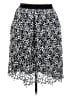 Self-Portrait 100% Polyester Stars Silver Casual Skirt Size 8 - photo 1