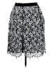 Self-Portrait 100% Polyester Stars Silver Casual Skirt Size 8 - photo 2