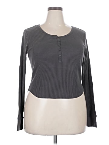 No Boundaries Long Sleeve Henley (view 1)