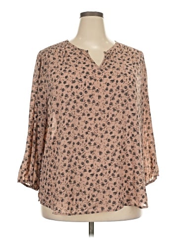 Monday Fun 3/4 Sleeve Blouse (view 1)