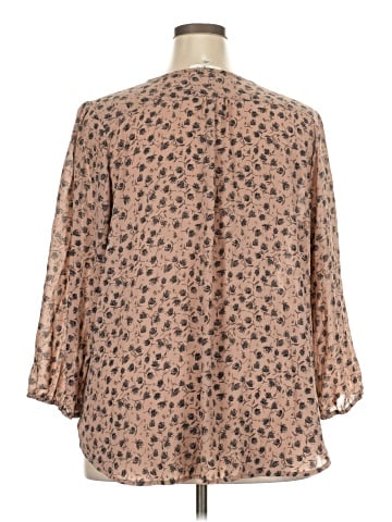 Monday Fun 3/4 Sleeve Blouse (view 2)