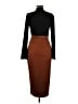 BCBGeneration Color Block Brown Casual Dress Size M - photo 2