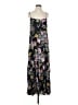 Auguste 100% Rayon Floral Black Casual Dress Size 4 - photo 1