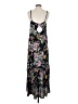Auguste 100% Rayon Floral Black Casual Dress Size 4 - photo 2