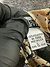 Caviar 100% Polyester Animal Print Gold Short Sleeve Blouse Size L - photo 8